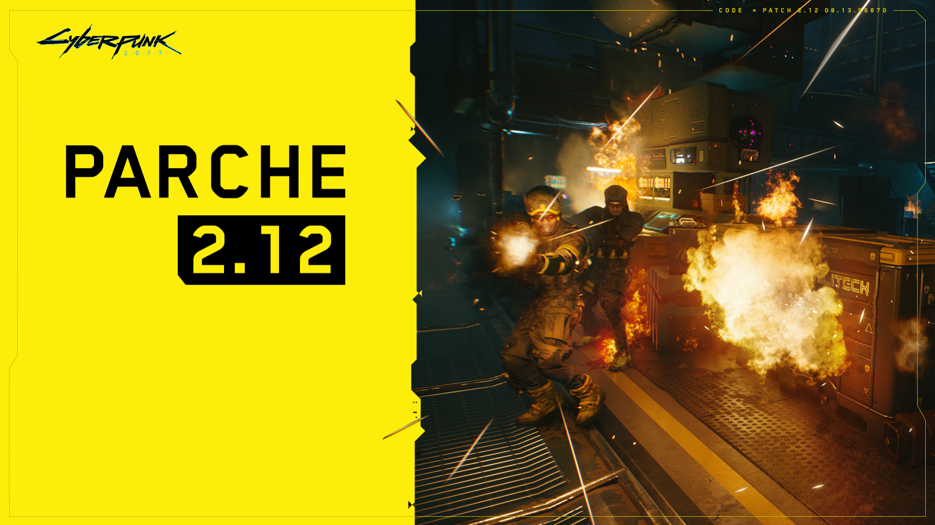 Parche 2.12 - Sede del universo Cyberpunk 2077 (juegos, anime y más)