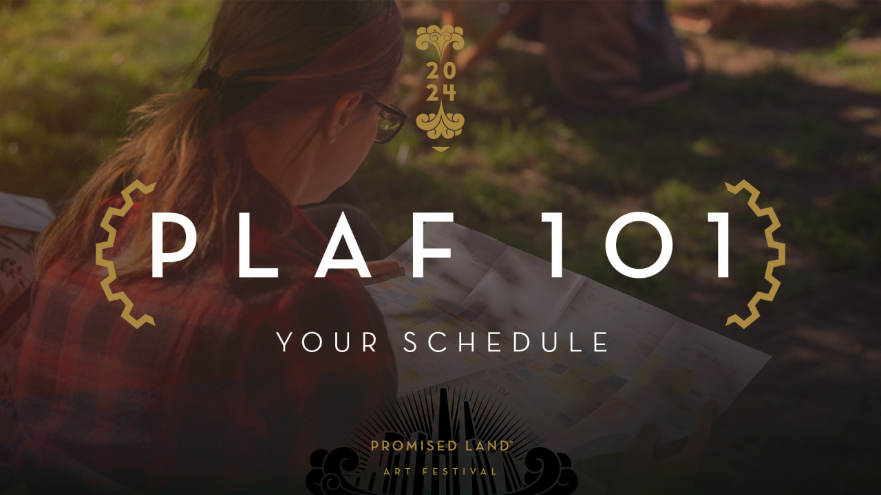 PLAF ATTENDEE 101 #5 — Assembling & Navigating Your Schedule